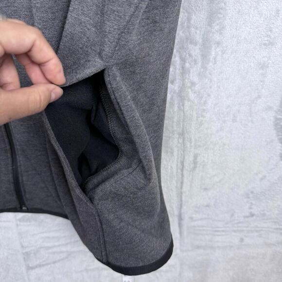 Oakley Range Vest Mens Size XL Large Stone Gray Full Zip Casual Sleeveless Vest - Picture 6 of 8